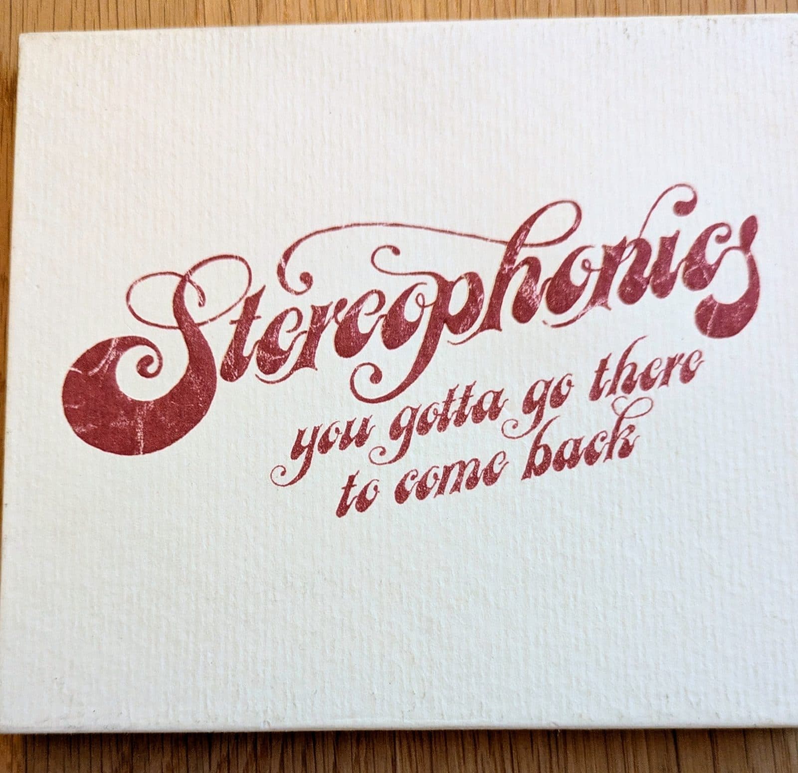 You Gotta Go There To Come Back by Stereophonics — photo 1